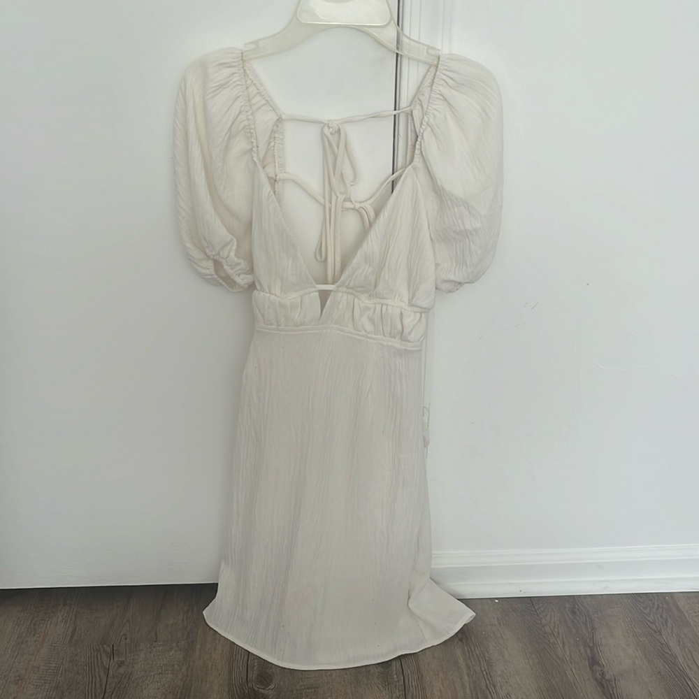 White cocktail dress